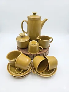 ORIGINAL STONEWARE TEA SET(COLLECTORS ITEM)-INTERPACE (YTK JAPAN)