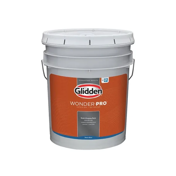 (PPG)GLIDDEN WONDERPRO INT/EXT SEMI-GLOSS 5 GALLON