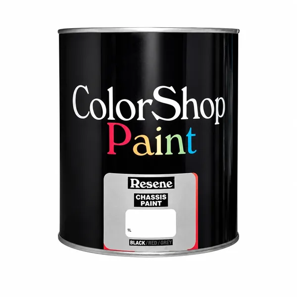 RESENE-CHASSIS BLACK PAINT 4L