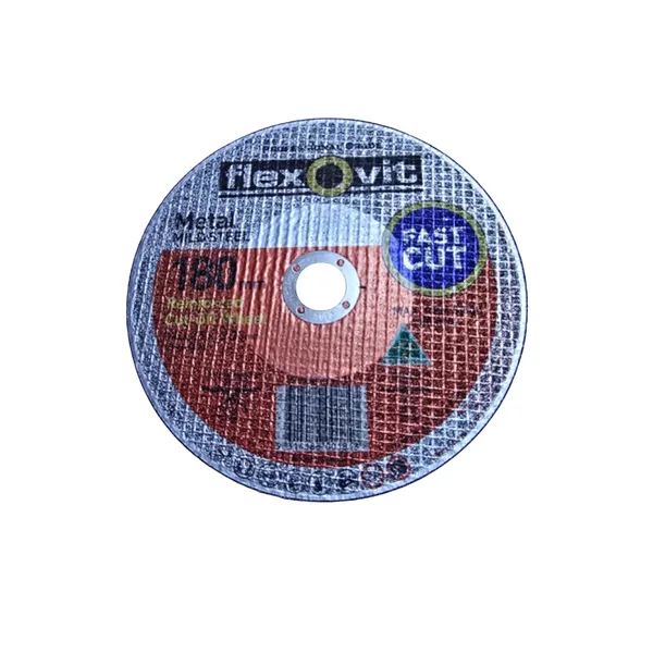 FLEXOVIT METAL MILD STEEL CUTTING WHEEL 180 X 2.5 X 22.23MM