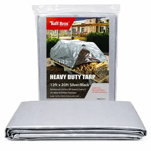 TARPAULIN HEAVY DUTY SILVER 12FT X 20FT